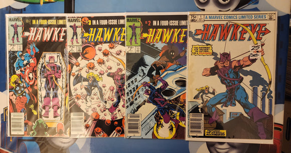 Hawkeye Vol. 1  Complete Set  # 1-4  Canadian