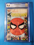 Web of Spider-Man Vol. 1  # 20  Newsstand DOUBLE COVER  CGC 9.6