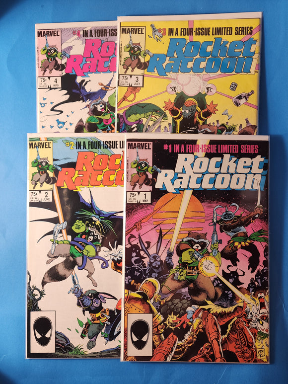 Rocket Raccoon Vol. 1  # 1-4  Complete Set