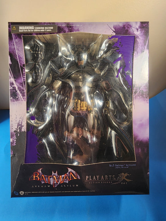 Play Arts Kai - Batman Arkham Asylum  #3  Batman Armored  Action Figure