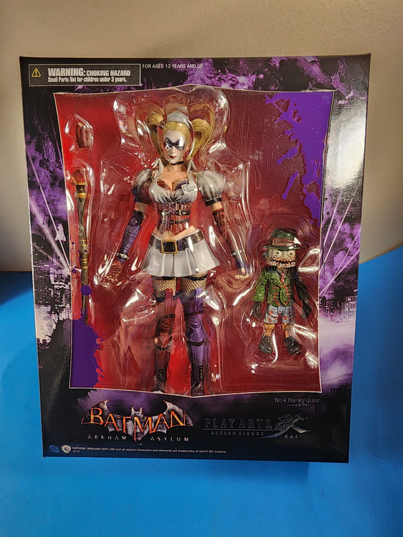 Play Arts Kai - Batman Arkham Asylum  #4  Harley Quinn Action Figure