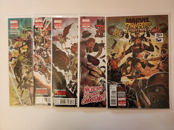 Marvel Zombies: Destroy!  # 1-5  Complete Set