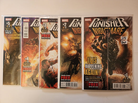 Punisher: Nightmare  # 1-5  Complete Set