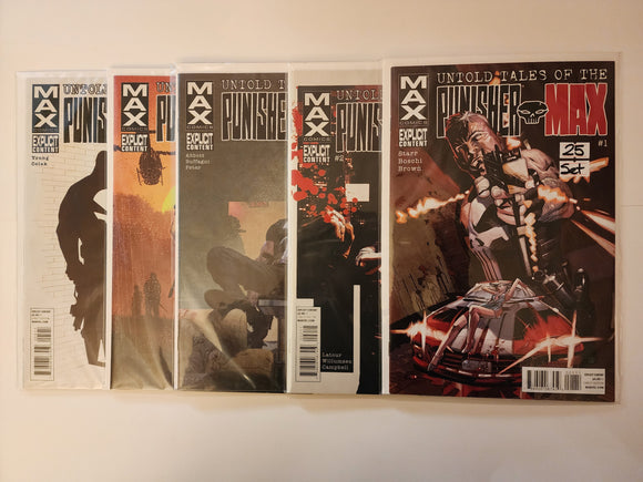 Untold Tales of Punisher Max  # 1-5  Complete Set