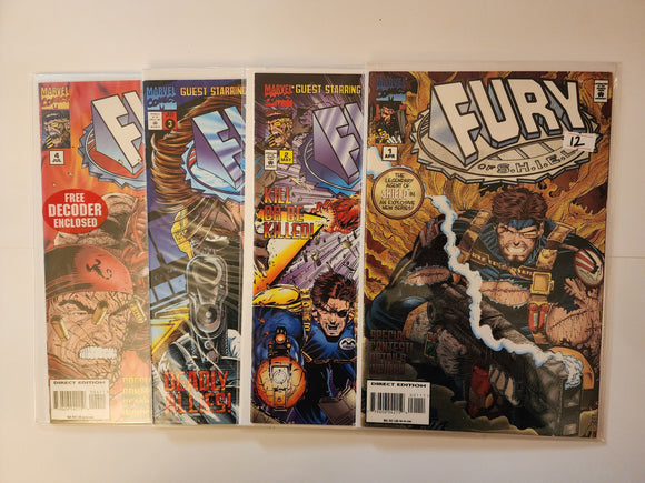 Fury  # 1-4  Complete Set