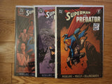 Superman Vs. Predator  # 1-3  Complete Set