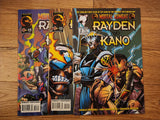 Mortal Kombat: Rayden and Kano  # 1-3  Complete Set