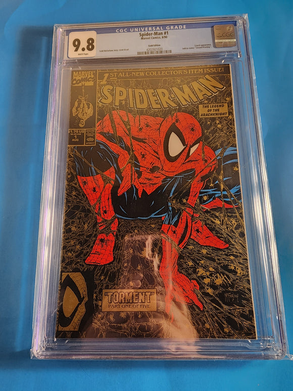 Spider-Man Vol. 1  # 1  Gold Variant  CGC 9.8