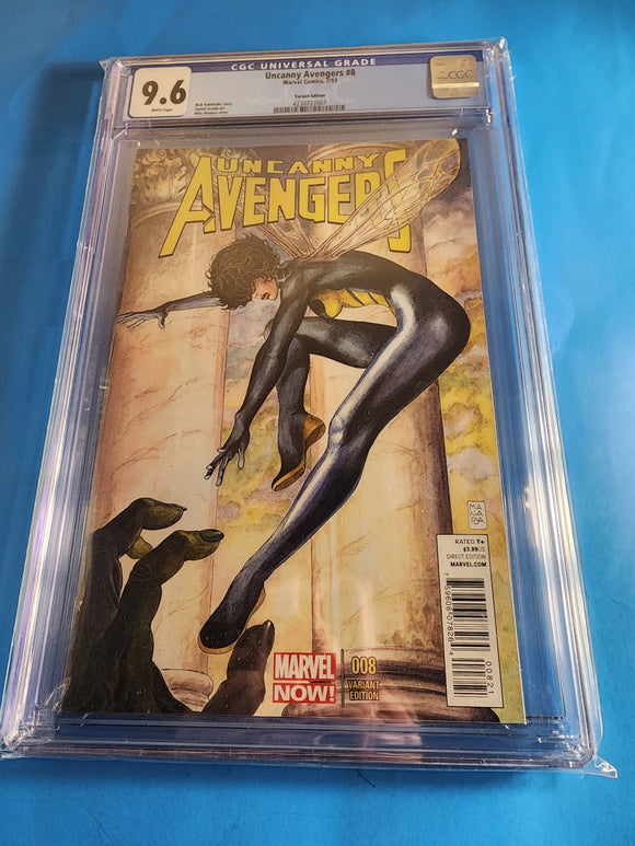 Uncanny Avengers Vol. 1  # 8  Manara Incentive Variant  CGC 9.6