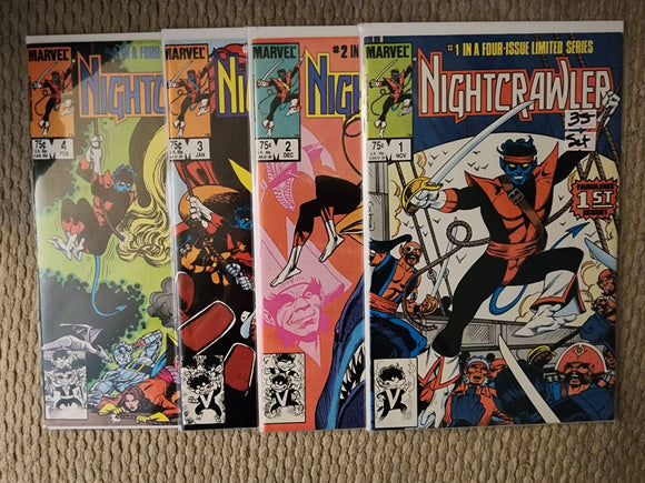 Nightcrawler  # 1-4  Complete Set