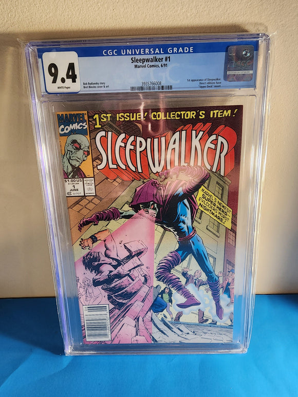 Sleepwalker  # 1  CGC 9.4   Newsstand