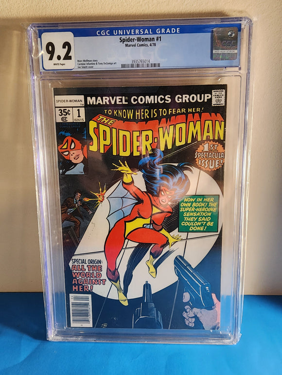 Spider-Woman Vol. 1  # 1  Newsstand  CGC 9.2