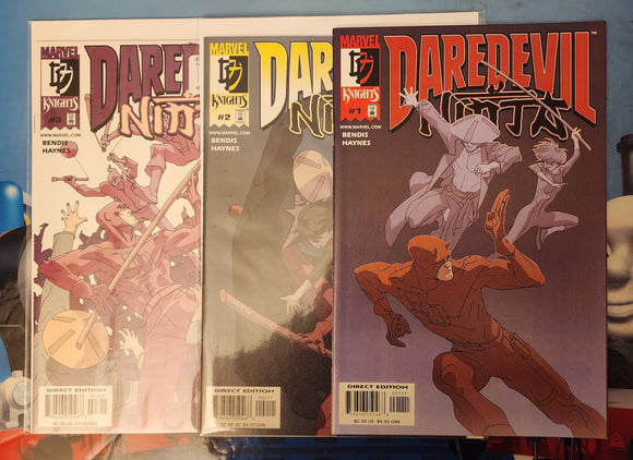 Daredevil: Ninja  # 1-3  Complete Set