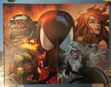 Amazing Spider-Man  Vol. 4  # 801 & Vol. 5  # 1  Connecting Kirkham Virgin Variants