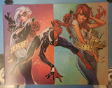 Amazing Spider-Man  Vol. 4  # 801 & Vol. 5  # 1  Connecting Campbell Virgin Variants