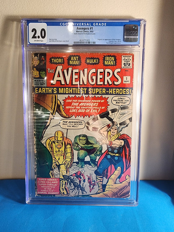 Avengers  Vol. 1  # 1  CGC 2.0