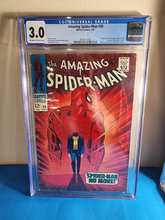 Amazing Spider-Man  Vol. 1  # 50  CGC 3.0