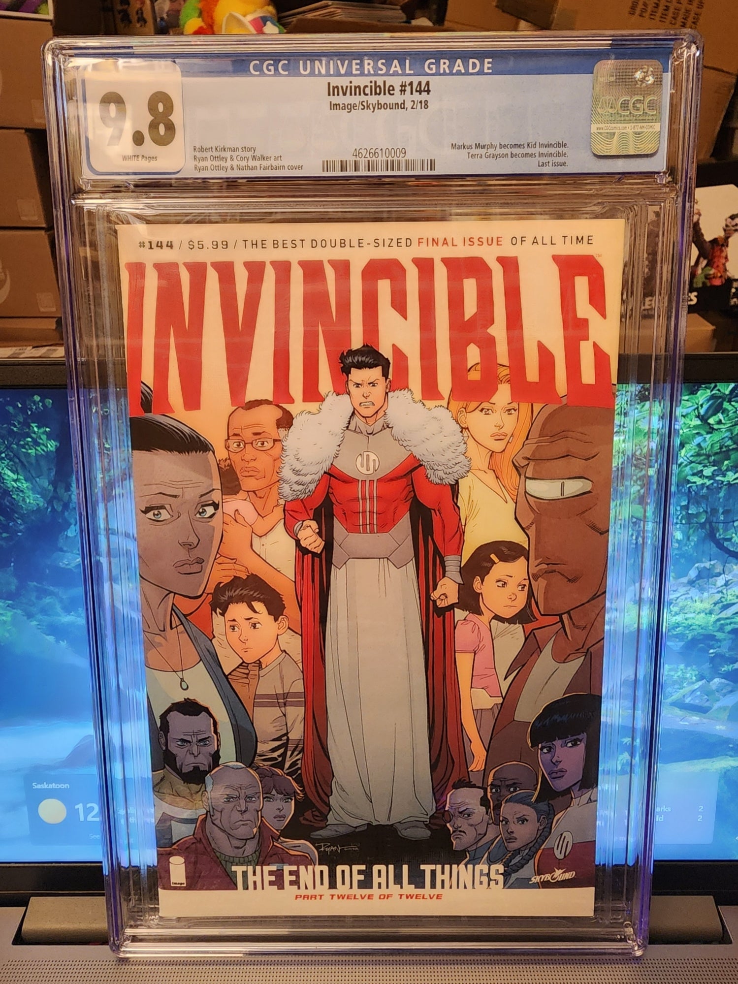 Invincible # 144 CGC 9.8 (Final Issue) – Cosmic Comics Canada