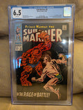 Sub-Mariner  Vol. 1  # 8  CGC 6.5  (1968)