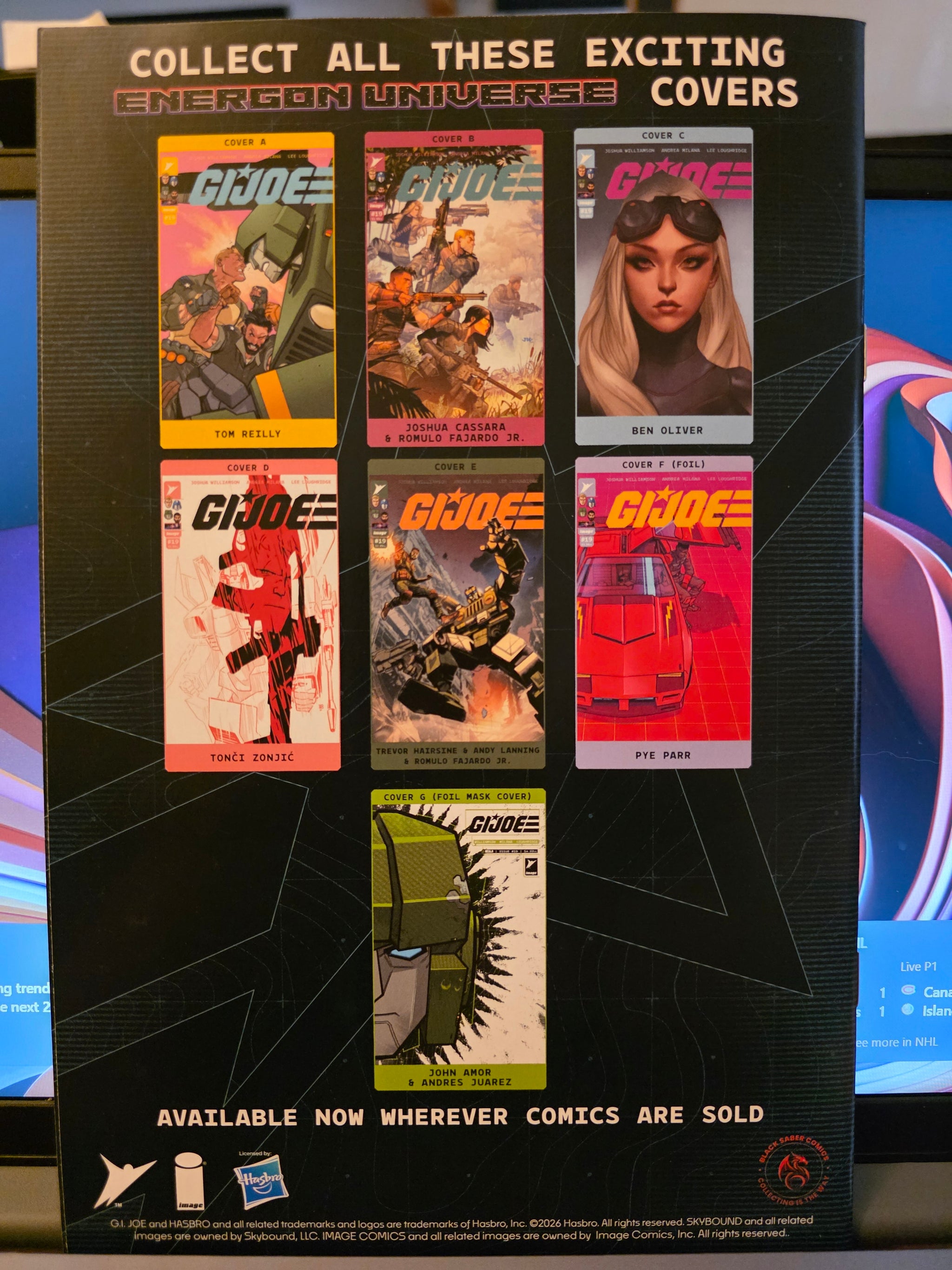 G.I. Joe Vol. 10 # 19 Vega Exclusive Variant (2026) – Cosmic