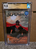 Absolute Superman  # 1  1st Print  Signed by Jason Aaron  CGC 9.8