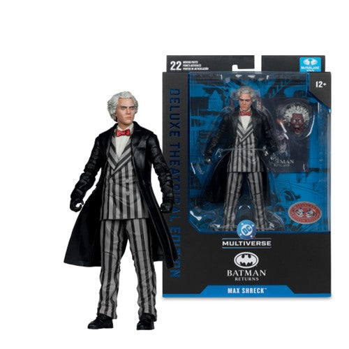 DC Multiverse Max Shreck (Batman Returns) 7-Inch Action Figure (Deluxe Theatrical Edition) McFarlane Toys Red Platinum Edition