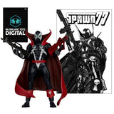 Spawn 77 (Black and Red) 7-Inch Action Figure with Comic and McFarlane Toys Digital Collectible [Red Platinum Edition]