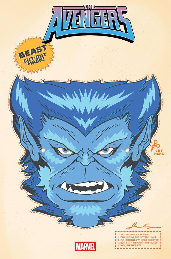 AVENGERS #30 RETRO HALLOWEEN MASK VARIANT  (2025)