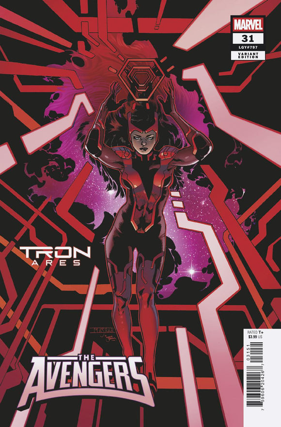 AVENGERS #31 MAHMUD ASRAR TRON: ARES VARIANT (2025)