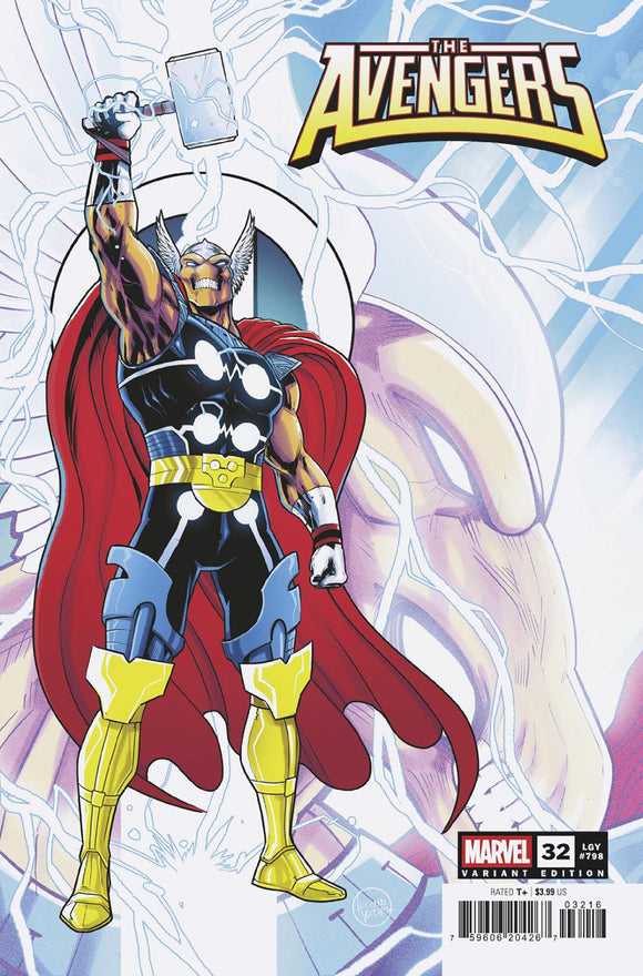 AVENGERS #32 LUCIANO VECCHIO BETA RAY BILL VARIANT [1:25] (2025)
