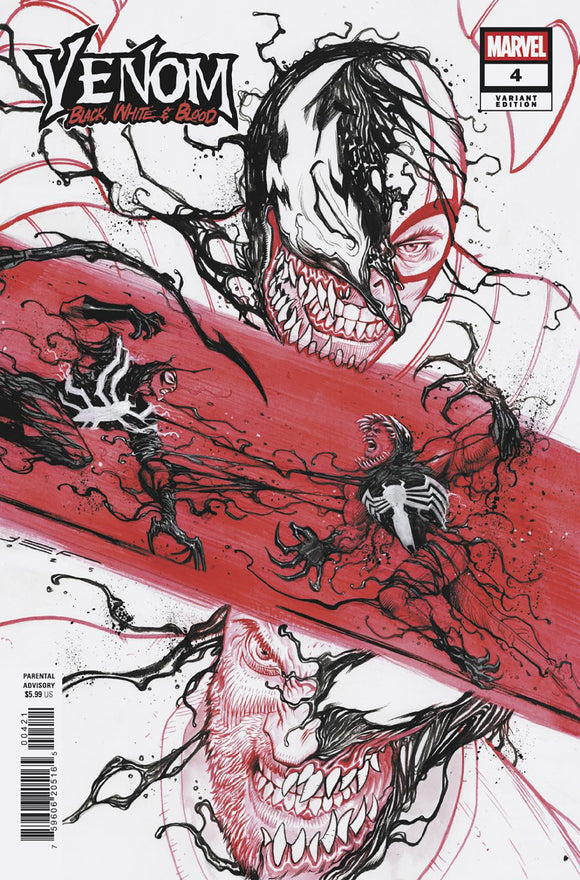 VENOM: BLACK, WHITE & BLOOD #4 JUAN FERREYRA VARIANT (2025)