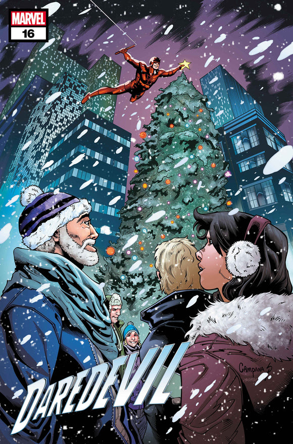 *Pre-Order* DAREDEVIL #16 CHRIS CAMPANA WINTER HOLIDAY VARIANT