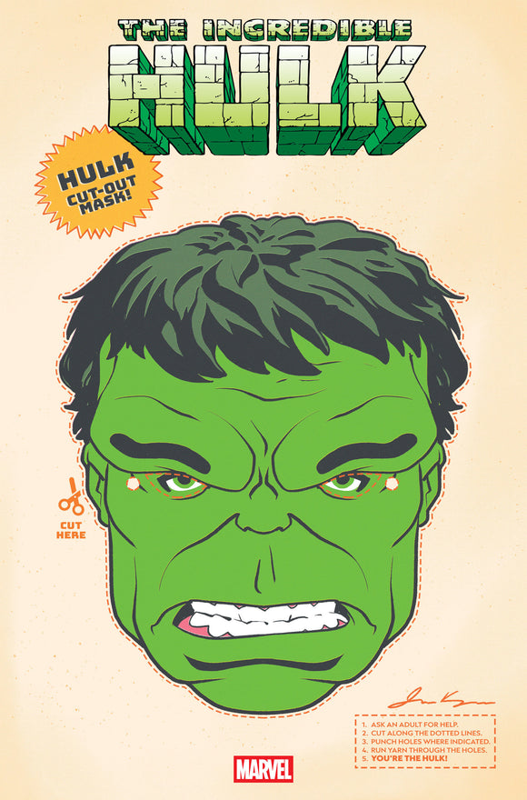 INCREDIBLE HULK #29 RETRO HALLOWEEN MASK VARIANT (2025)