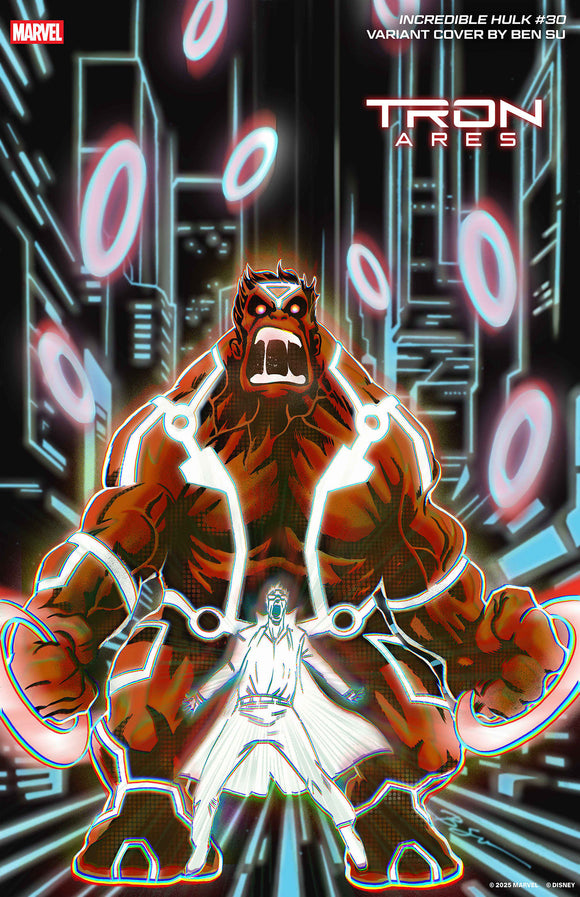 INCREDIBLE HULK #30 BEN SU TRON: ARES VARIANT (2025)