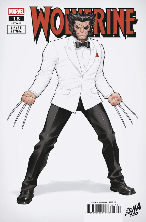 WOLVERINE #18 DAVID NAKAYAMA COLOR BLOCK WHITE VARIANT (2026) – Cosmic ...