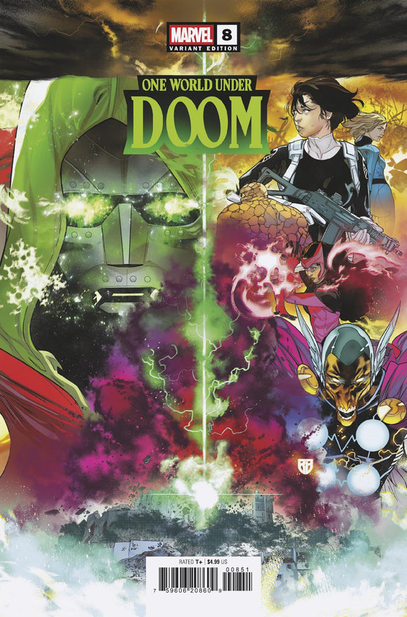 ONE WORLD UNDER DOOM #8 R.B. SILVA VARIANT (2025)