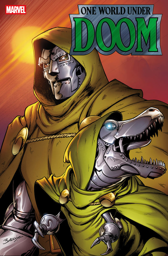 ONE WORLD UNDER DOOM #9 MARK BAGLEY DOOMASAUR VARIANT (2025)