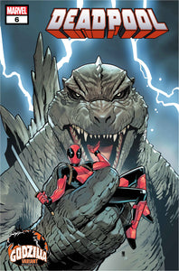 *Pre-Order* DEADPOOL #6 PACO MEDINA GODZILLA VARIANT