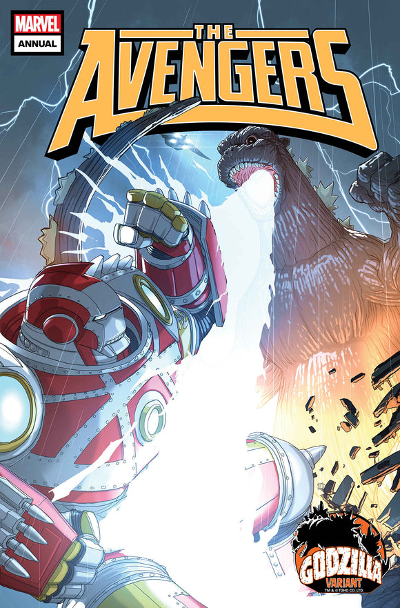 *Pre-Order* AVENGERS ANNUAL #1 PETE WOODS GODZILLA VARIANT [IW]