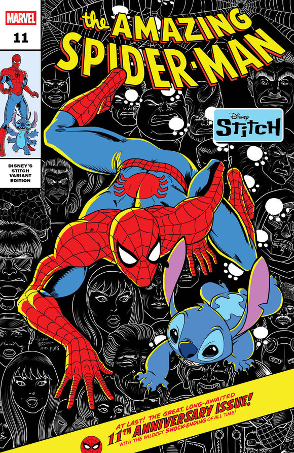 AMAZING SPIDER-MAN #11 LUCIANO VECCHIO DISNEY STITCH VARIANT  (2025)