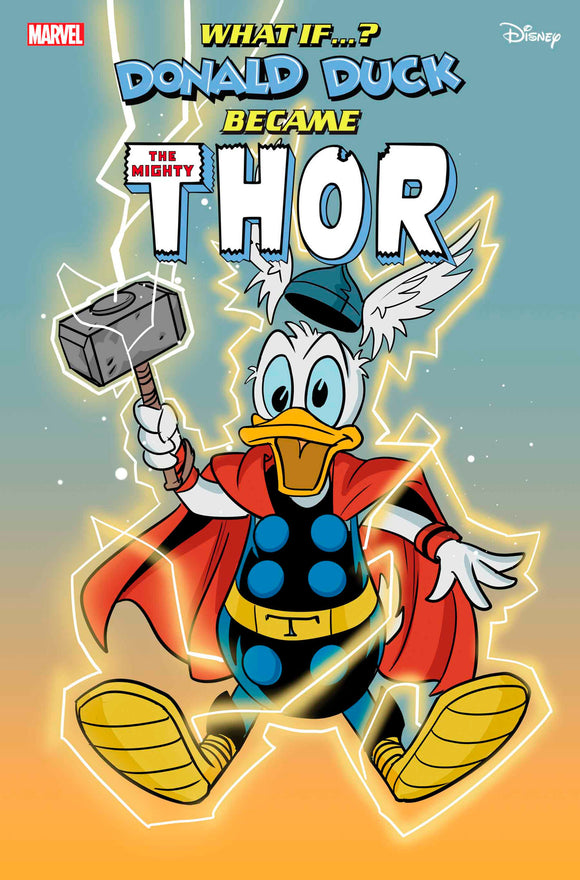 *Pre-Order* MARVEL & DISNEY: WHAT IF...? DONALD DUCK BECAME THOR #1 PHIL NOTO DONALD DUCK THOR VARIANT