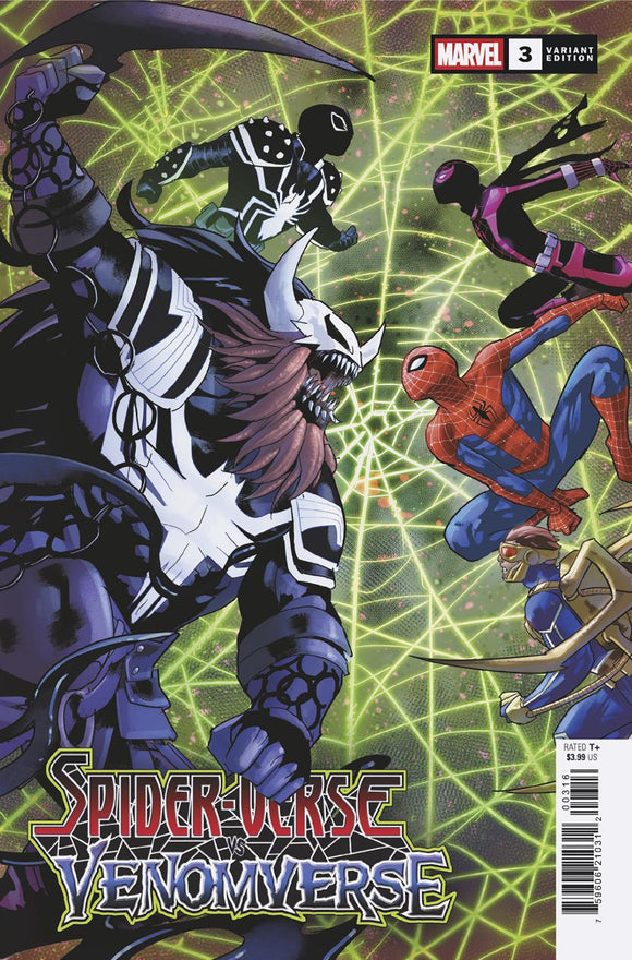 SPIDER-VERSE VS. VENOMVERSE #3 JAN BAZALDUA VARIANT [1:25]