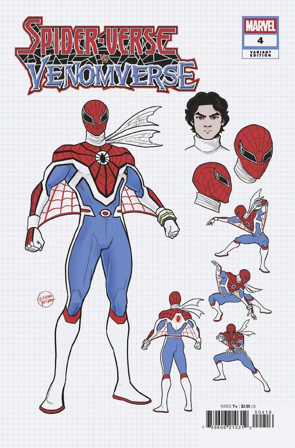 SPIDER-VERSE VS. VENOMVERSE #4 LUCIANO VECCHIO DESIGN VARIANT [1:10]
