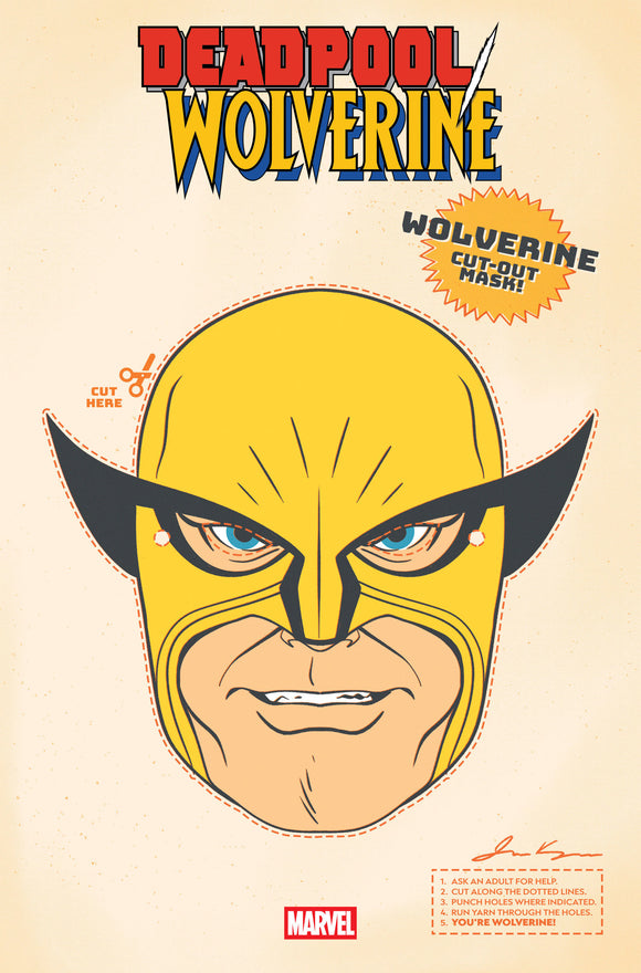 DEADPOOL/WOLVERINE #9 RETRO HALLOWEEN MASK VARIANT (2025)