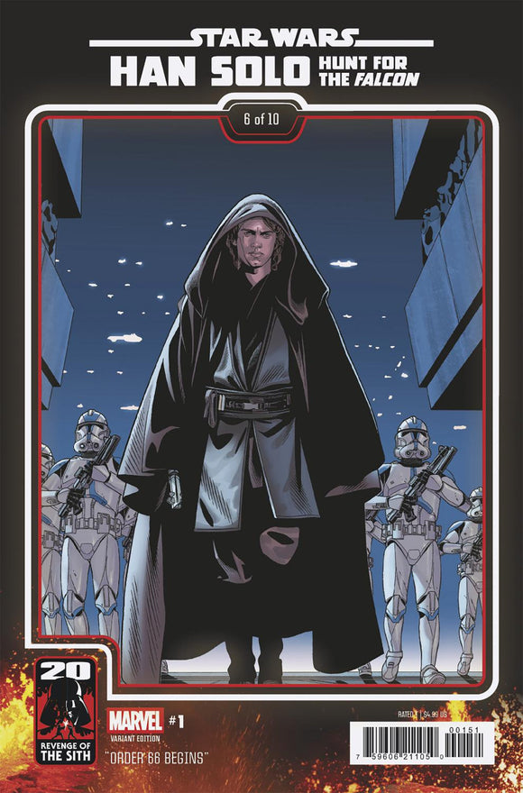 STAR WARS: HAN SOLO - HUNT FOR THE FALCON #1 CHRIS SPROUSE REVENGE OF THE SITH 20TH ANNIVERSARY VARIANT  (2025)