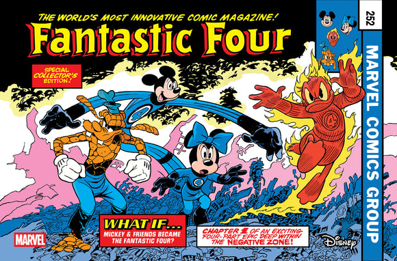 FANTASTIC FOUR #4 ANDREA FRECCERO DISNEY WHAT IF? FANTASTIC FOUR HOMAGE VARIANT (2025)