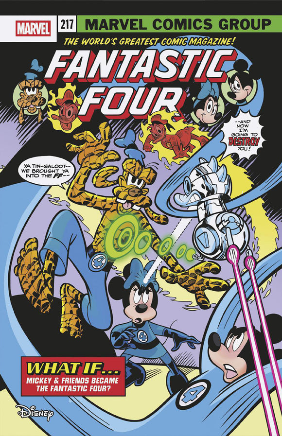 FANTASTIC FOUR #5 MARCO PALAZZI DISNEY WHAT IF? FANTASTIC FOUR HOMAGE VARIANT (2025)