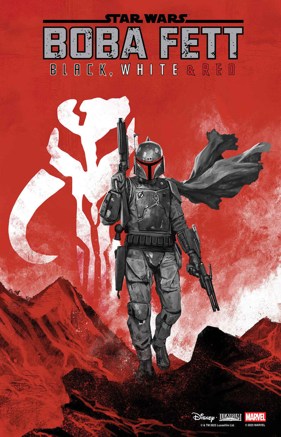 STAR WARS: BOBA FETT - BLACK, WHITE & RED #2 SKAN VARIANT (2025)
