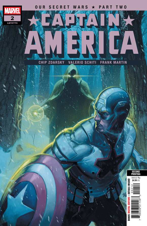 CAPTAIN AMERICA #2 BEN HARVEY 2ND PRINTING VARIANT (2025)