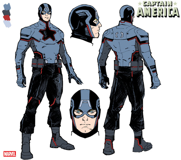 CAPTAIN AMERICA #2 VALERIO SCHITI DESIGN VARIANT  [1:10]